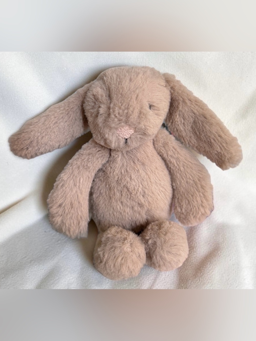 Jellycat bashful beige keychain